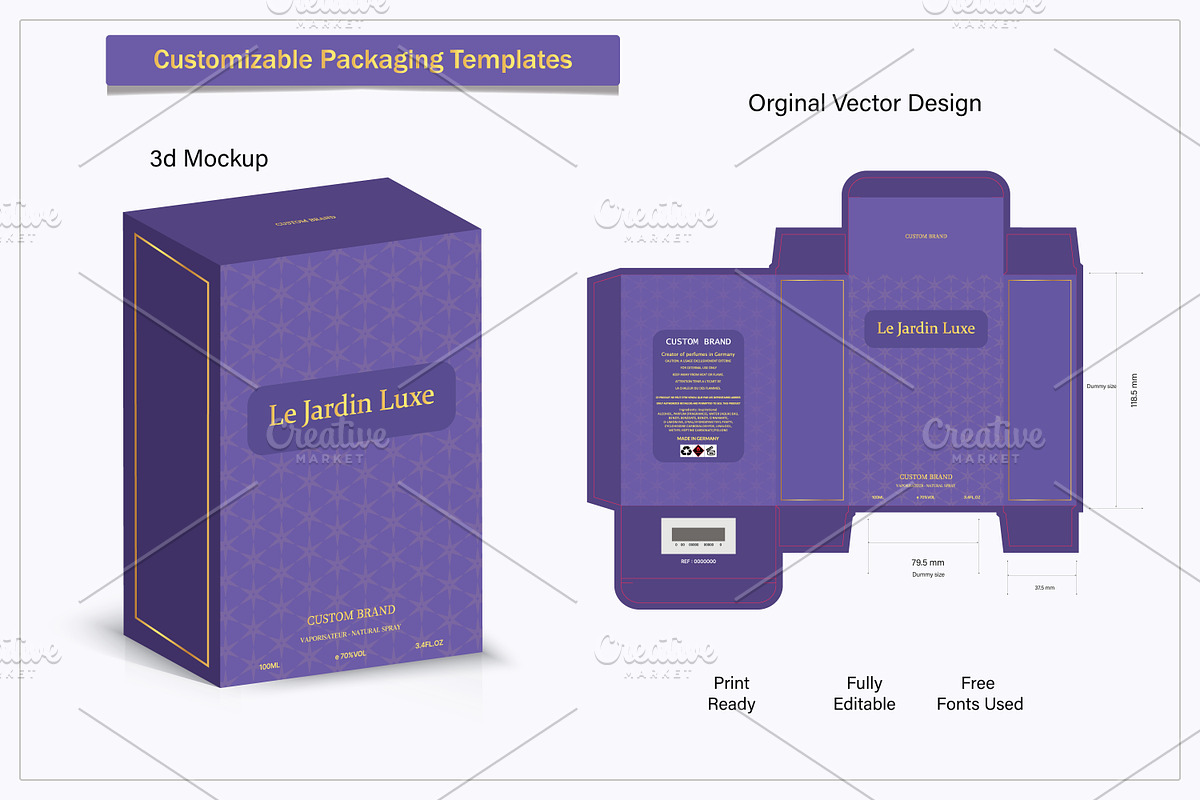 Box Design for any cosmetic Product, an Object Graphic by sumonuix (Photo 3 of 3)