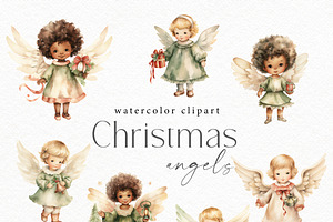 Vintage Christmas Watercolor