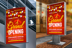 Grand Opening Poster / Flyer