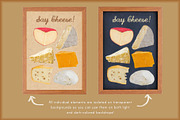 Cheese Clip Art Illustrations, a Food Illustration by Cynthia Arre (Thumbnail 4 of 5)