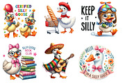 Funny Silly Goose Sublimation Quotes, an Illustration by Designworld (Thumbnail 3 of 5)