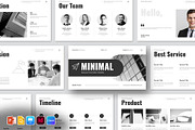 Minimal Presentation template, a Presentation Template by Blackcloud_Creations (Thumbnail 1 of 6)