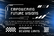 Chronext - Modern Futuristic Font, a Sans Serif Font by Pixesia Studio (Thumbnail 4 of 10)