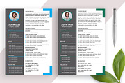 Modern Professional Resume Template, a Resume Template by Annudesign (Thumbnail 1 of 5)