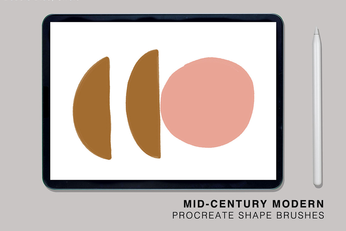 Procreate Mid Century Modern Brushes, a Brush Add-On by CC CREATIVE CO (Photo 12 of 17)