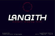 Langith, a Sans Serif Font by twinstd (Thumbnail 1 of 11)