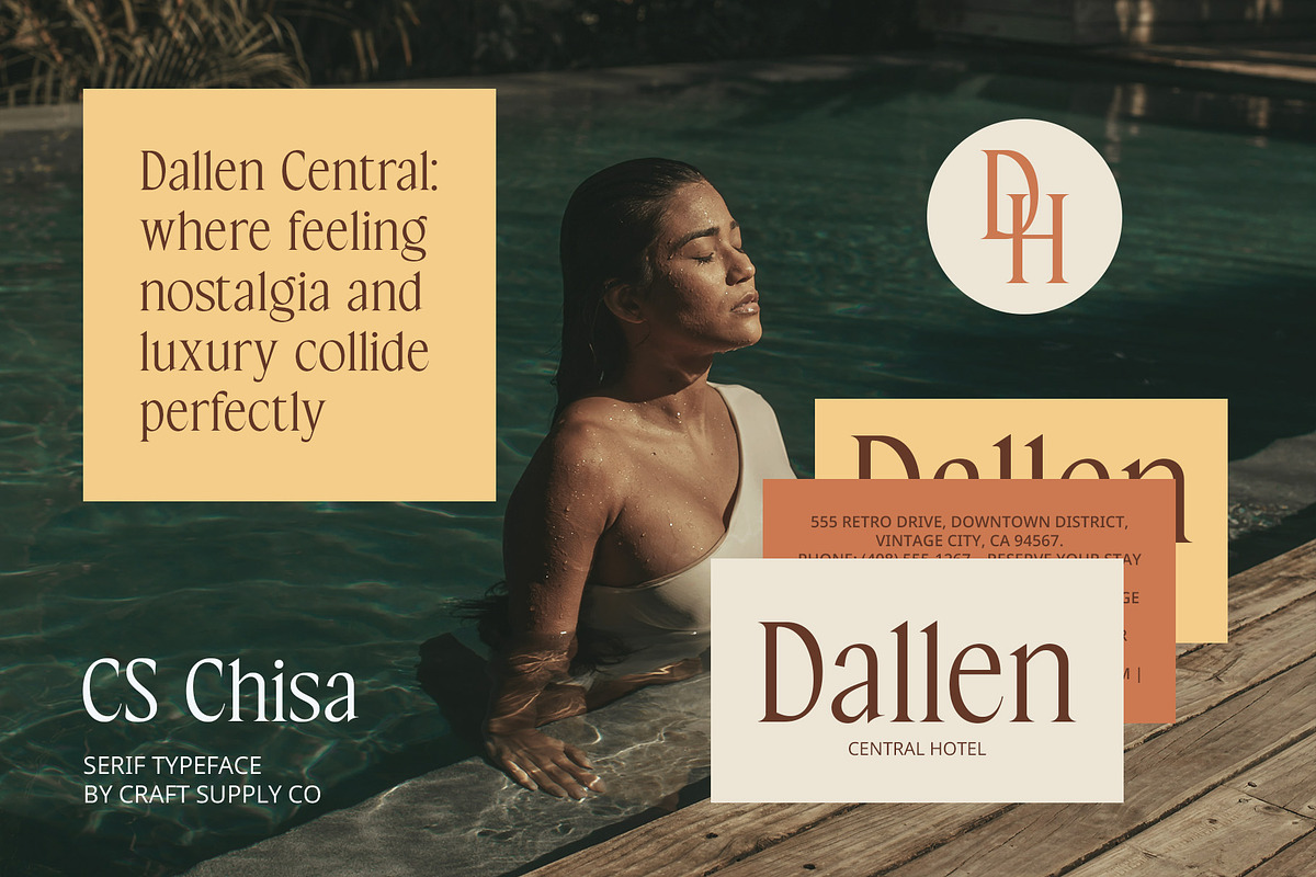 CS Chisa – Elegant Font, a Serif Font by Craft Supply Co. (Photo 2 of 8)