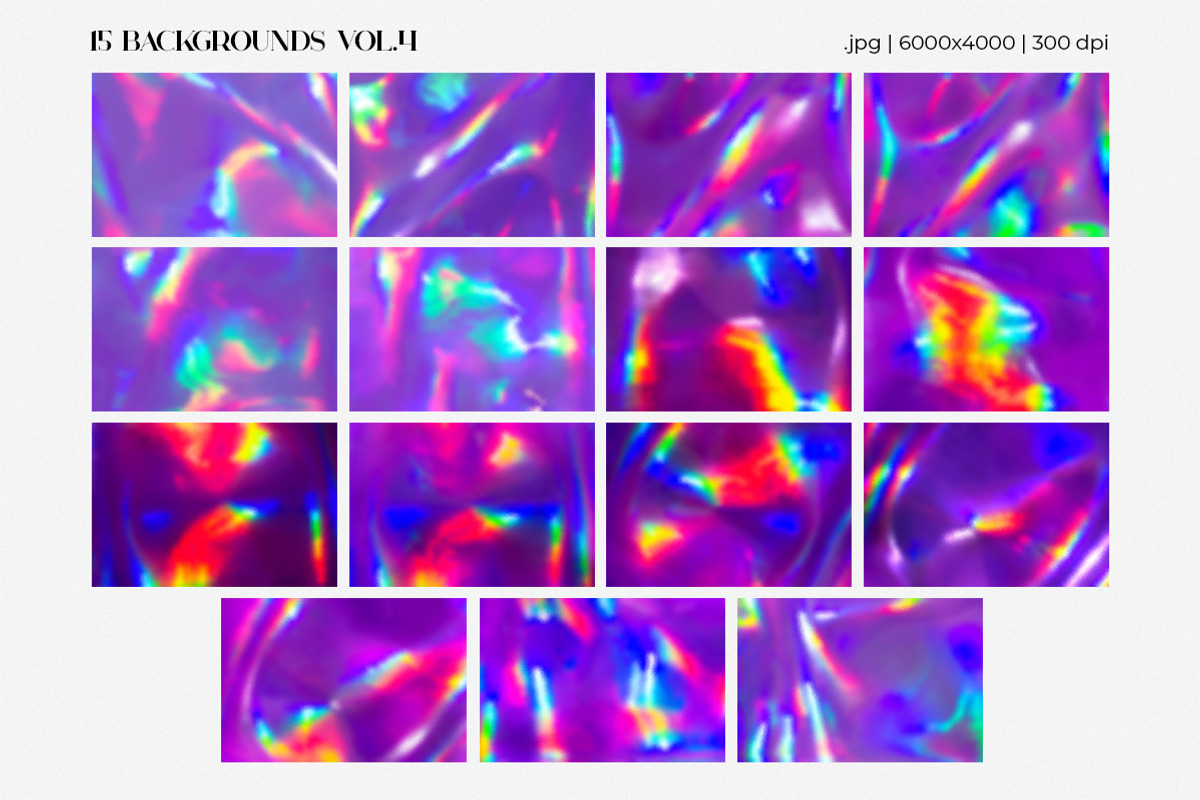 Holographic Glass. Abstract Texture, a Texture Graphic by Julie&Taily (Photo 14 of 27)