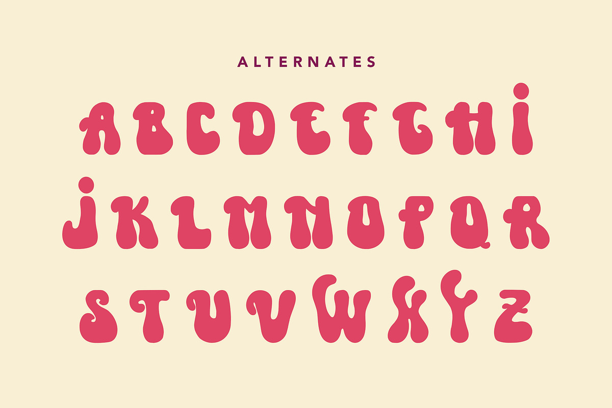 FlamboyanStyling - Groovy Retro Font, a Script Font by AQR Studio (Photo 2 of 9)