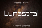 Lunastral, a Sans Serif Font by OceaneM (Thumbnail 1 of 8)
