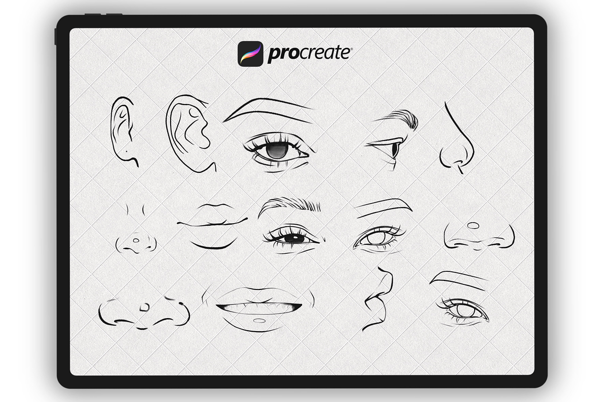 Arfican American Woman Stamp Brushes, a Brush Add-On by Procreate Market (Photo 5 of 9)