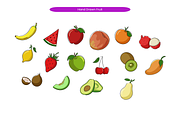 Hand Drawn Fruit, a Food Illustration by Creathub Studio (Thumbnail 2 of 3)