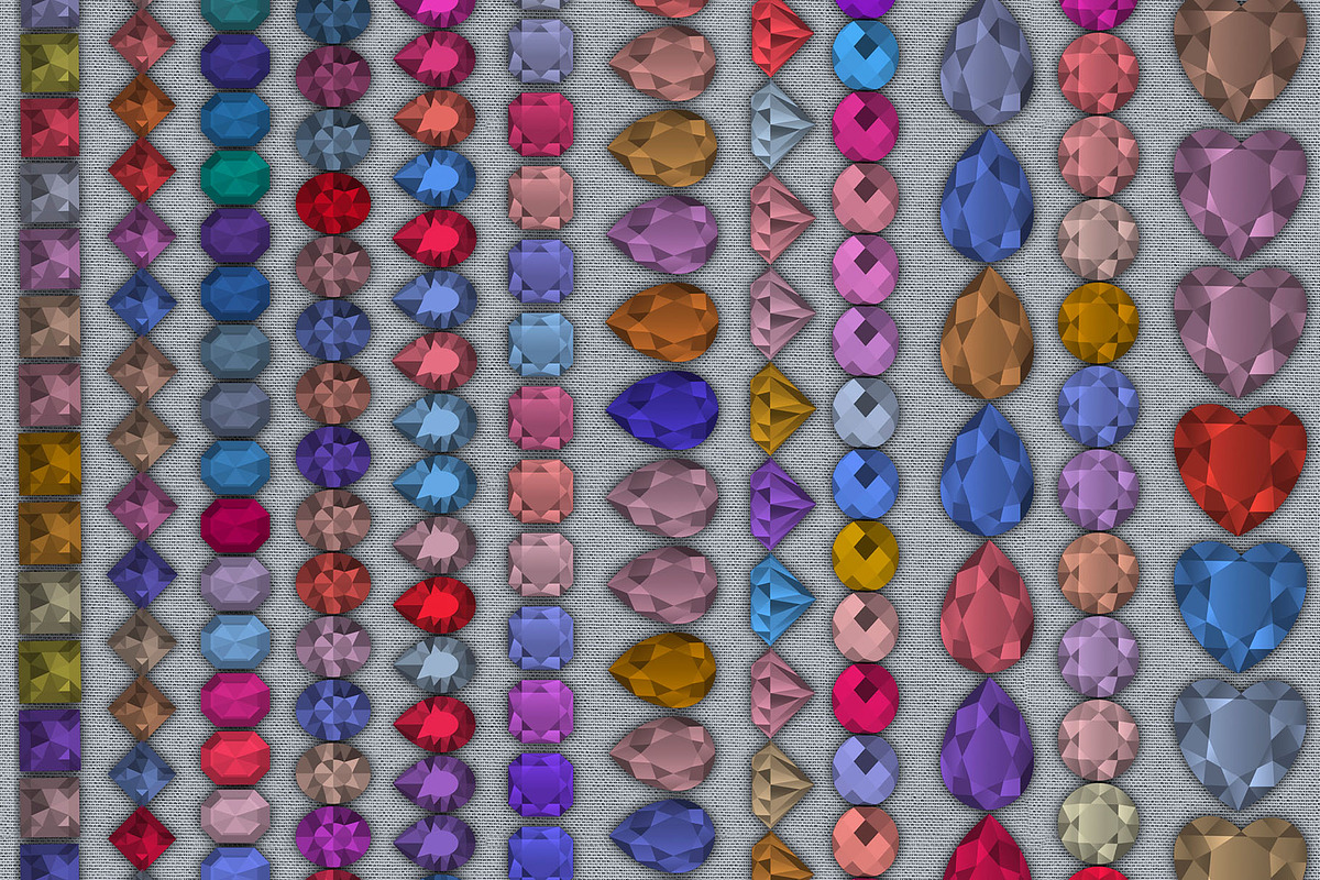 Gems Brushes for Procreate, a Brush Add-On by Hanna Inaiáh (Photo 6 of 7)