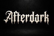 Afterdark, a Blackletter Font by Wow Magic (Thumbnail 1 of 5)
