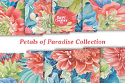 Petals of Paradise Digital Papers #2, a Pattern Graphic by Happy Creators Co. (Thumbnail 5 of 7)