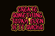 Lockside Graffiti Display Font, a Sans Serif Font by IHDSTD (Thumbnail 3 of 5)