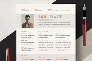 Elegant One-Page Resume Template