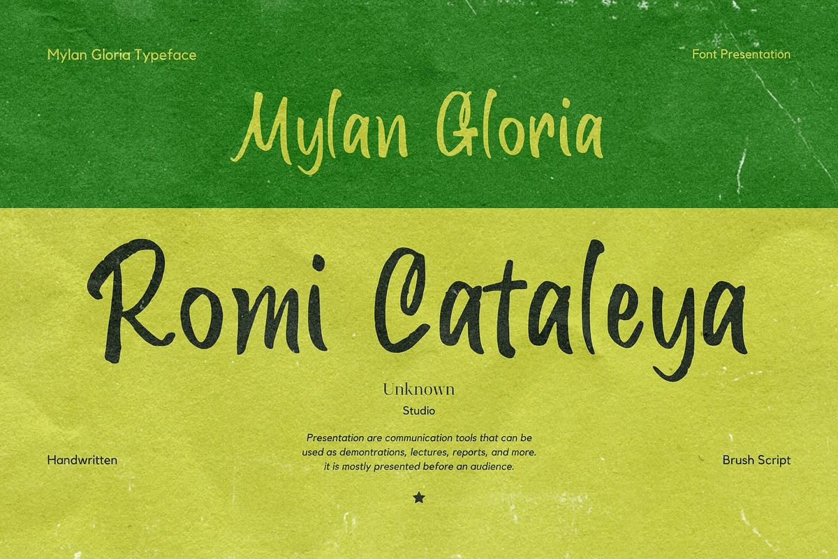 Mylan Gloria, a Handwritten Font by Get Studio (Photo 2 of 10)