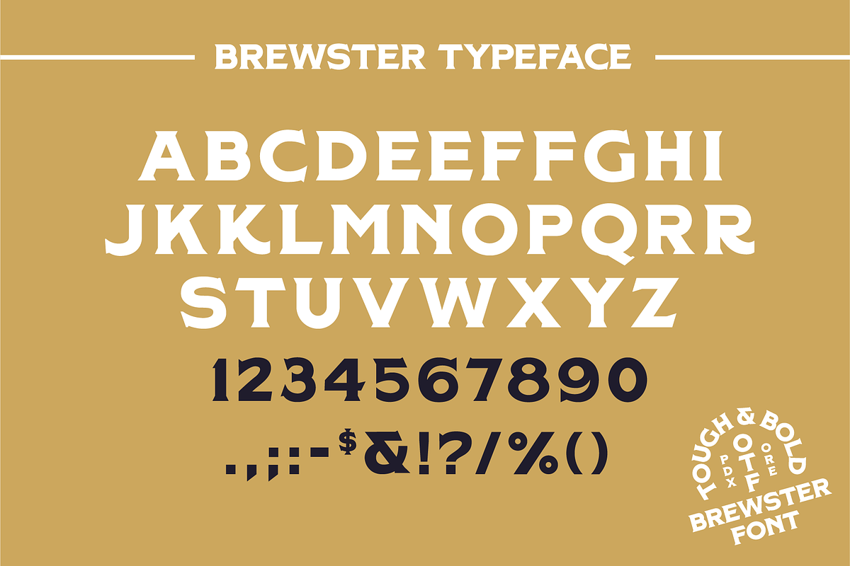 Brewster - Spurred Display Font preview 2