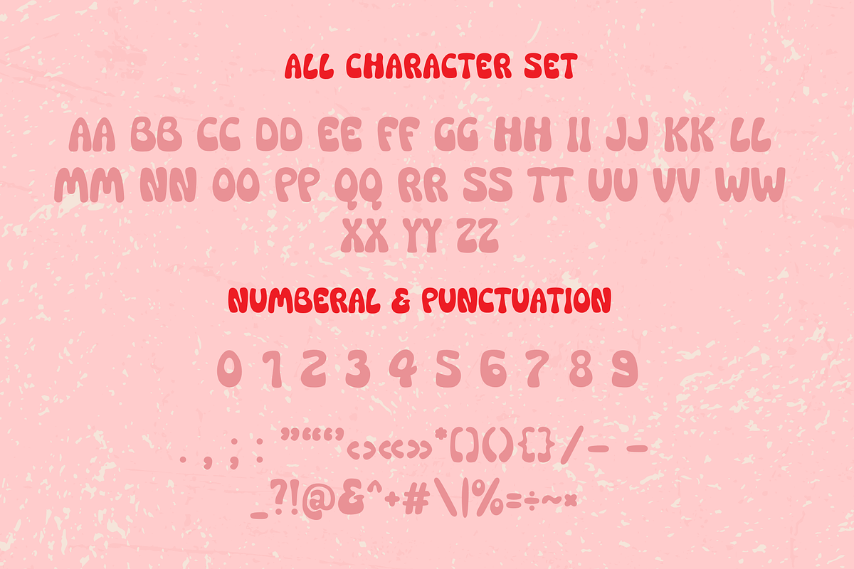 Peachy Rounded is a groovy font, a Sans Serif Font by Brown Cupple (Photo 8 of 11)