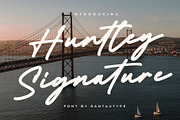 Huntley Signature Font, a Handwritten Font by RantautypeStudio (Thumbnail 1 of 13)