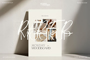 Paper Poster Card Mockup | Branding, a Books & Magazine Mockup by momomockps (Thumbnail 1 of 7)