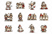 Whimsical Geese Clipart Bundle, an Illustration by SinaCreation (Thumbnail 2 of 7)