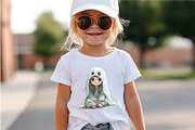 Cute Halloween Ghost. TShirt Sticker, an Animal Illustration by KENO Mascots (Thumbnail 6 of 10)
