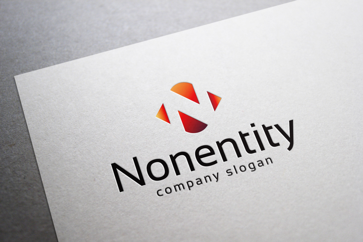 Nonentity Logo, a Branding & Logo Template by EmilGuseinov (Photo 1 of 2)