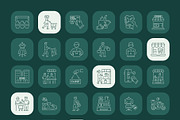 Shopping Icon Art Set, an Outline Icon by Prosymbols (Thumbnail 7 of 7)