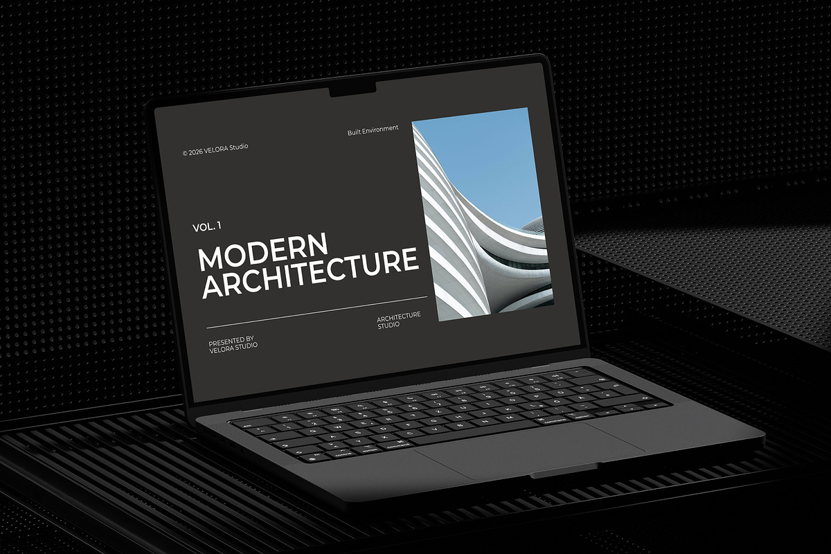 Modern Architecture Canva Template, a Presentation Template by adoestudio (Photo 7 of 9)