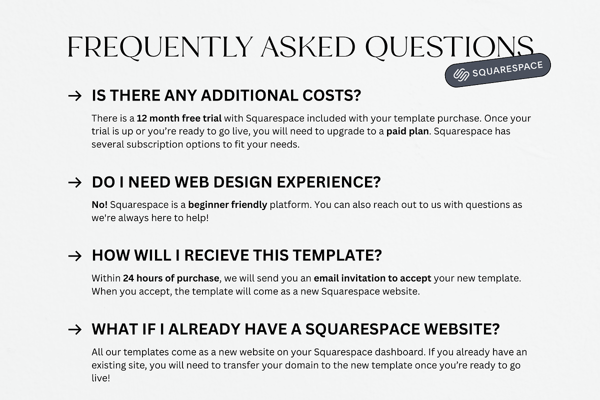 Squarespace Website Template Fitness, a Squarespace Template by Breah Designs (Photo 9 of 10)