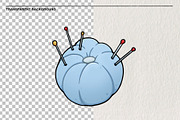 Sewing and knitting kit PNG, an Object Illustration by LOKSKIH (Thumbnail 2 of 4)