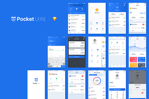 Pocket UI Kit Fintech App