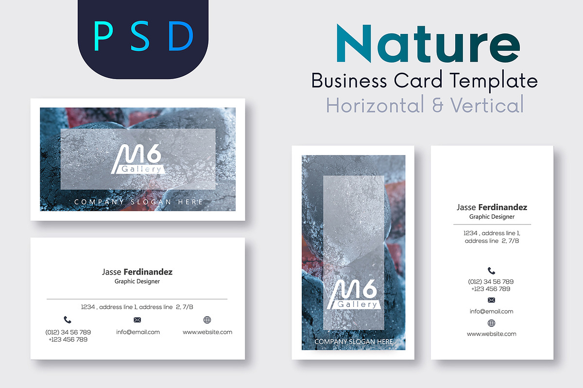 Unique 50 Business Card Bundle, a Business Card Template by M6 Gallery (Photo 71 of 151)
