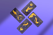 Esoteric tarot card backs with hands, an Object Illustration by PaperTrident (Thumbnail 7 of 7)