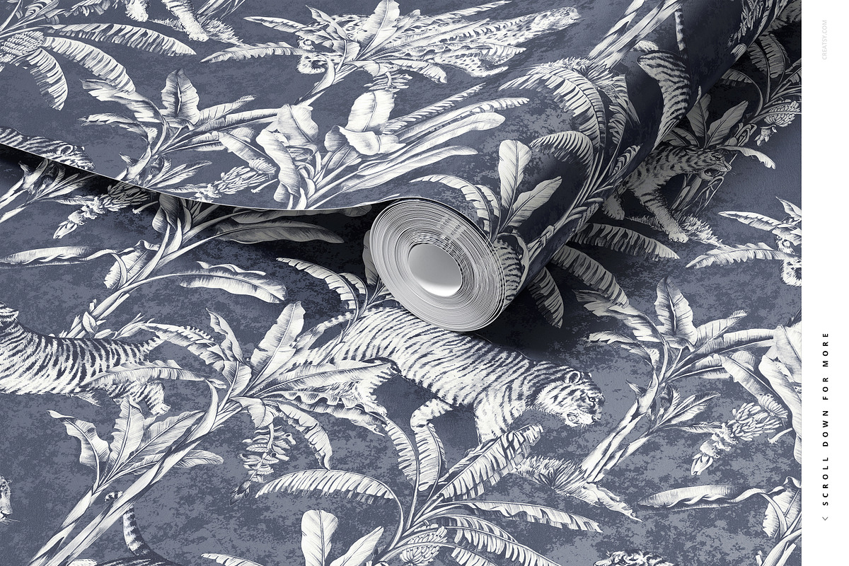 Paper Wallpaper Mockup Bundle, a Merchandise Mockup by creatsy5 (Photo 17 of 21)