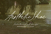 Aesthetic Shine Handwritten Script, a Handwritten Font by Littlehand (Thumbnail 1 of 9)