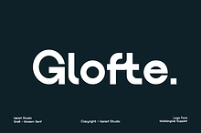 Glofte - Modern Logo Font