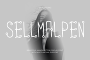 Sellmalpen Elegant Handwritten Font, a Handwritten Font by mesuka (Thumbnail 1 of 5)