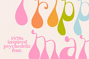 Psychedelic Groove Vintage 70s Font, a Script Font by Dear Darling Design (Thumbnail 4 of 9)