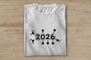 Futuristic New Year 2026 Clipart Bun, an Illustration by Ahmad Designs (Thumbnail 3 of 3)