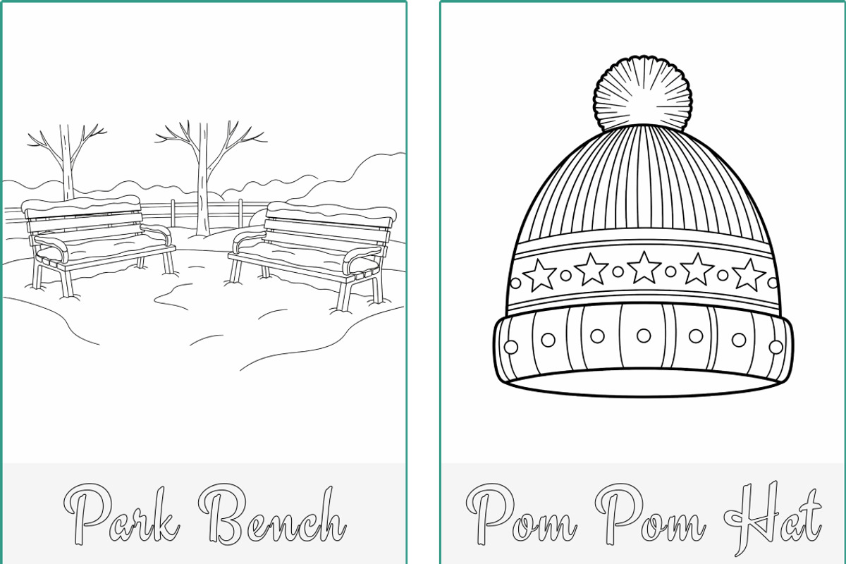 Christmas Holidays Coloring Pages, a Seasonal Illustration by Nuvame Arts & Designs (Photo 2 of 21)
