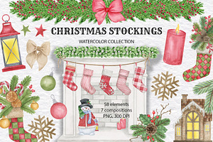 Christmas Stockings Clipart