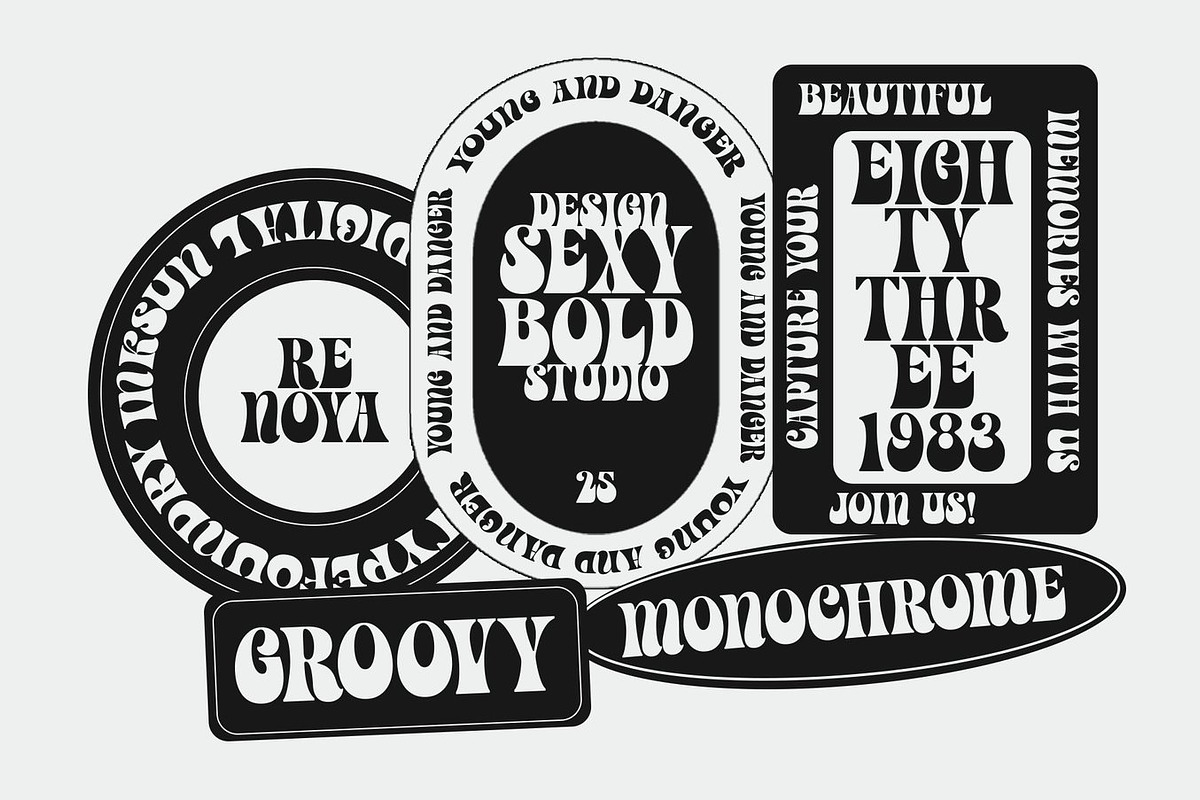 Doksi - Modern Display Font, a Sans Serif Font by Luna Shop (Photo 10 of 10)
