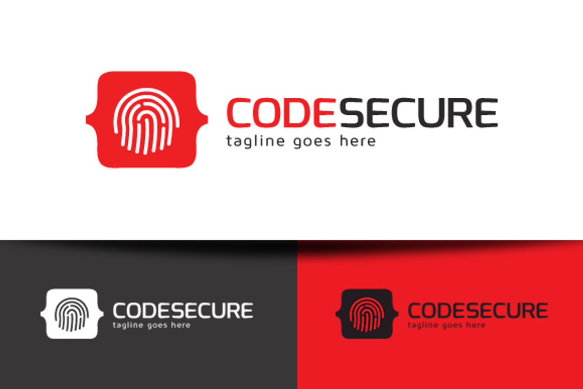 Code Print Secure Logo Template, a Branding & Logo Template by ...