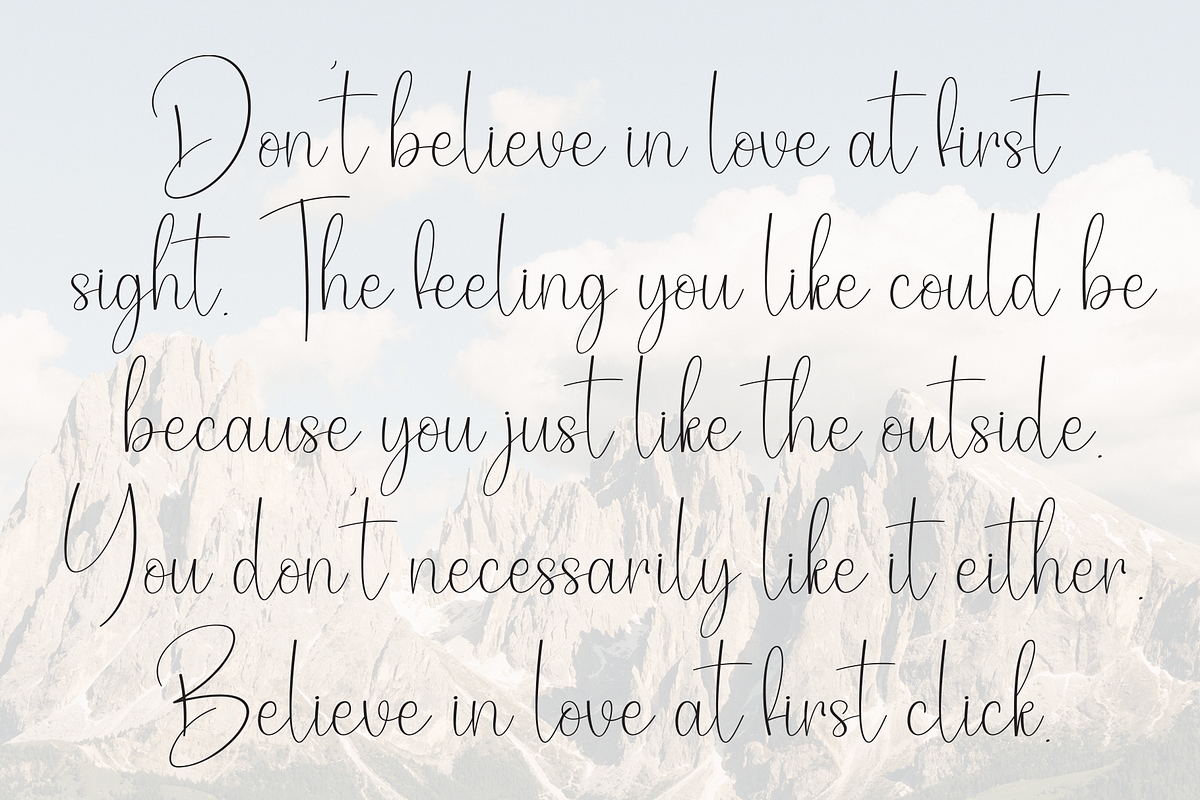 Birthday Santa | Script Font, a Handwritten Font by Scratchones (Photo 6 of 8)