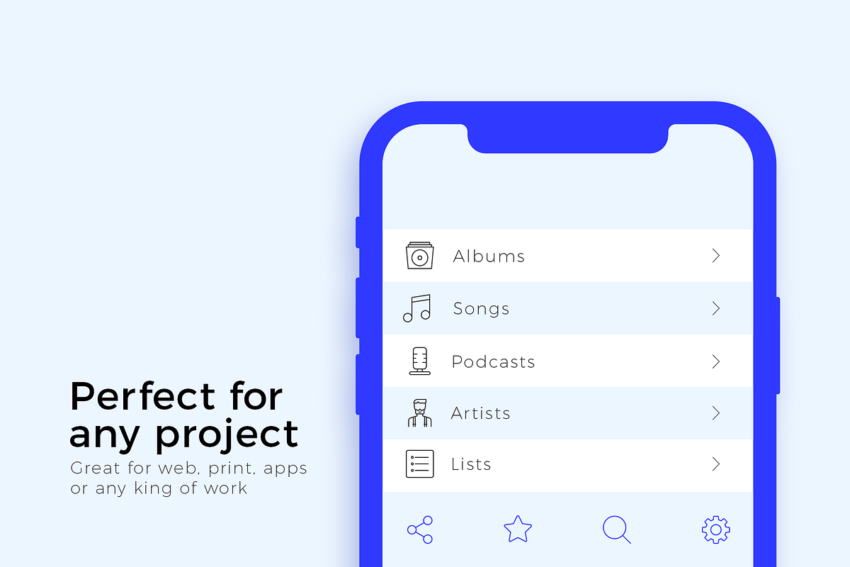 Sleekons 2800+ Minimalist Line Icons, an Outline Icon by P.F. Creative Lab (Photo 3 of 9)