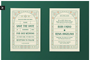 Art Nouveau Wedding Invitation, an Invitation Template by Neermana (Thumbnail 1 of 4)
