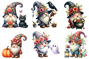 Halloween gnome Clipart, an Illustration by Designworld (Thumbnail 2 of 5)